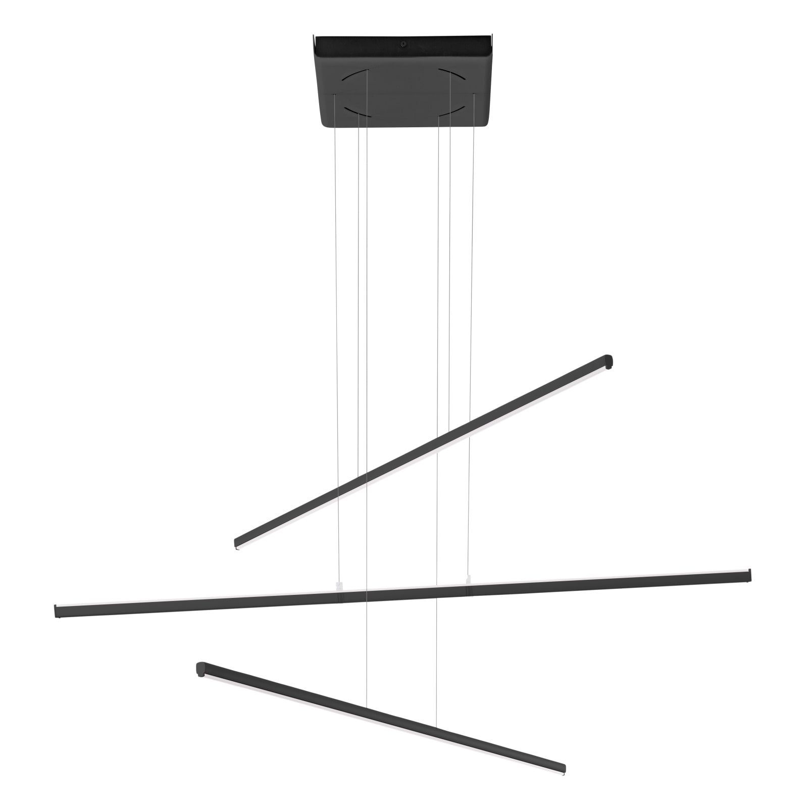 LINEA LIGHT - STRAIGHT SOSP.LED 34W 3X1050 NERO R