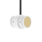 LINEA LIGHT - Suspension joint with power cable - White