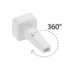 LINEA LIGHT - White articulated wall fixing for Ink System