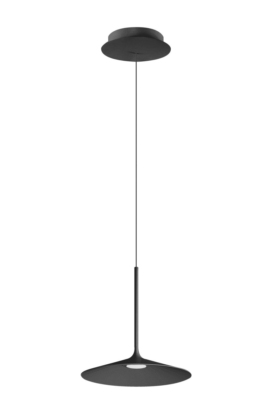 LINEA LIGHT - POE SOSP.LED 7W NERO RAGG