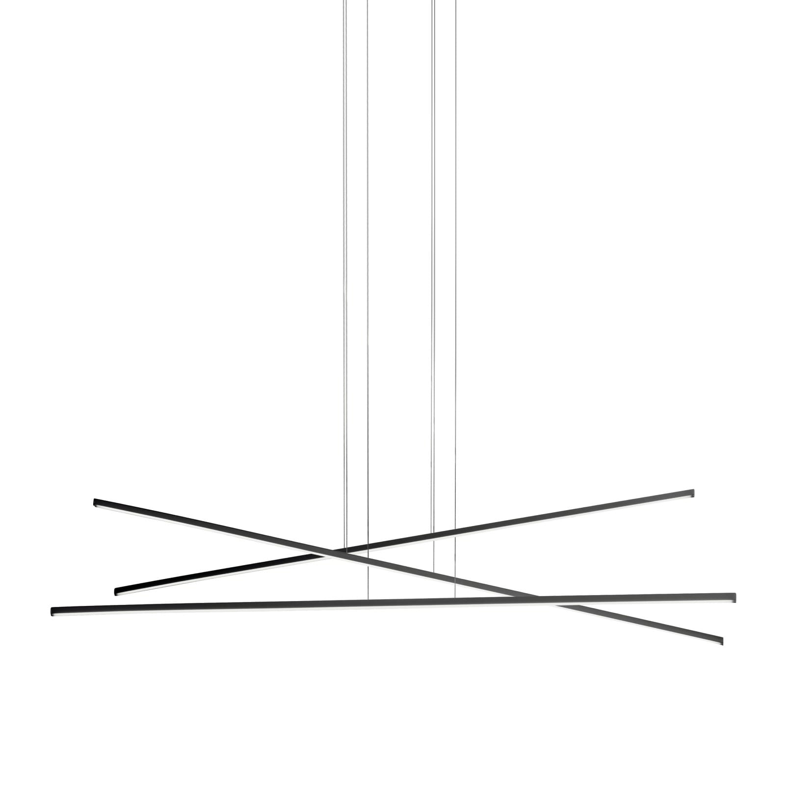 LINEA LIGHT - STRAIGHT SOSP.LED 34W 3X1050 CROMO