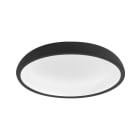 LINEA LIGHT - REFLEXIO PLAF.48W NERO/B.CO RAGG