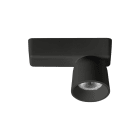 LINEA LIGHT - MINION SPOT 1L 6W 40 NERO RAG +GH