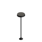 LINEA LIGHT - PISTILLO OUT L400 NERO RAGG.