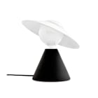 LINEA LIGHT - FANTE LUM.E27 B.CO RAGG./NERO OP.