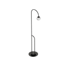 LINEA LIGHT - BUTLER PIANT.EST. 7W NERO RAGG.