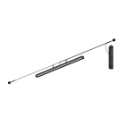 LINEA LIGHT - LIRA TES.L900 31W NERO RAGG.