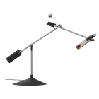 LINEA LIGHT - HALLEY TAVOLO ANOD GRIGIO