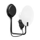LINEA LIGHT - BUGIA APPL.SING.E27 NERO R9005 LU