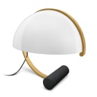 LINEA LIGHT - META LAMP.TAV.NICKEL SPAZZ/NERO RAG