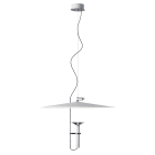 LINEA LIGHT - LUNA SOSP.28W B.CO R9003-CROMO