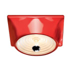 LINEA LIGHT - GOLETTA LAMP.SOFF.E27 ROSSO L./B.CO