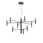 LINEA LIGHT - PERLA SOSP 9BR 43W TEXT BLACK