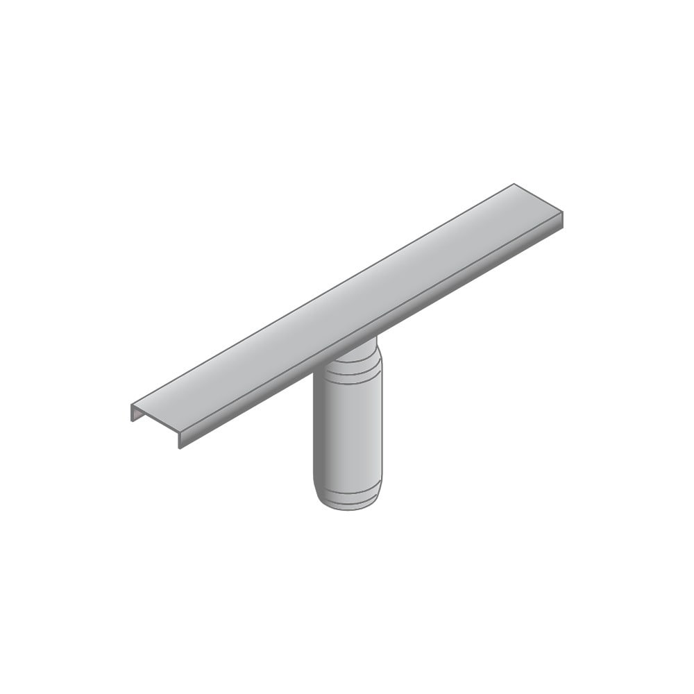 LINEA LIGHT - TRAVERSA MODELLO A L.500MM ZINCATO