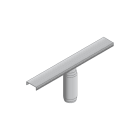 LINEA LIGHT - TRAVERSA MODELLO A L.500MM ZINCATO