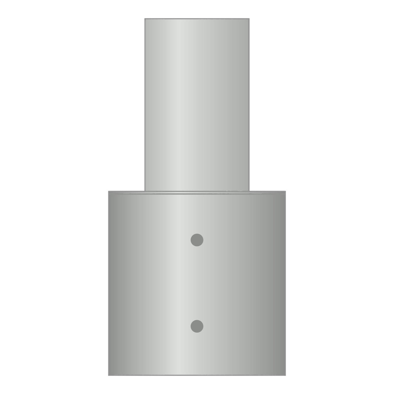 LINEA LIGHT - RIDUZIONE PALO D.89 LIGHT GREY