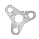 LINEA LIGHT - ACCOPIATORE TRIPLO 101/60 RAL7035