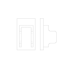 LINEA LIGHT - KIT TAPPI IN PLASTICA 2PZ.BIANCHI