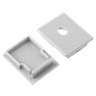 LINEA LIGHT - KIT TAPPI LUNO QUADRATO 2PZ GRIGI