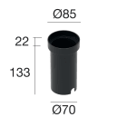 LINEA LIGHT - CONTROCASSA SUELO 8W S/DRIVER H.155