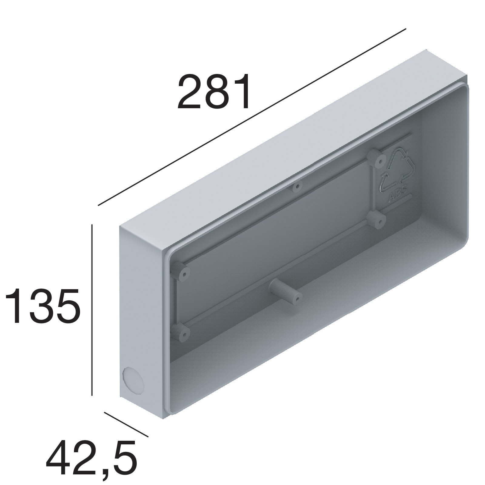 LINEA LIGHT - CONTROC.ABS ENVELOPE 136X281X43