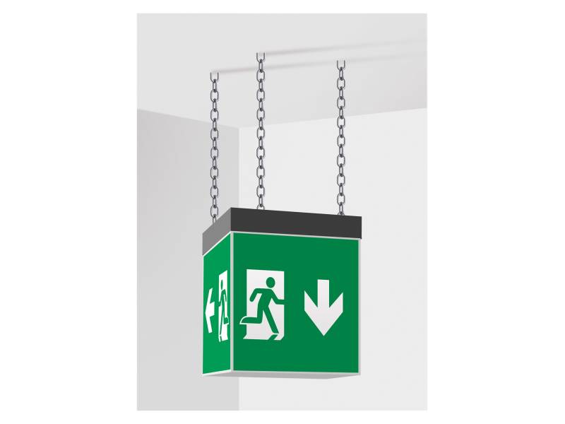 LINERGY - KIT SOSPENSIONE A SOFFITTO QUBE A040