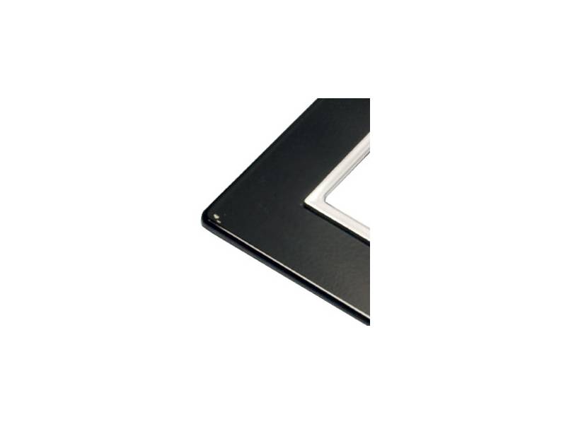 LINERGY - PLACCA DI FINITURA NERA SERIE LEDY