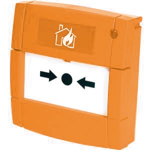LINERGY - PULSANTE ARANCIO CON ISOLATORE IP24