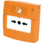 LINERGY - PULSANTE ARANCIO CON ISOLATORE IP24