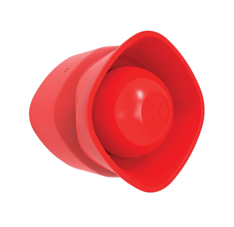 LINERGY - SIRENA ACUSTICA ROSSA 96DB WIR.