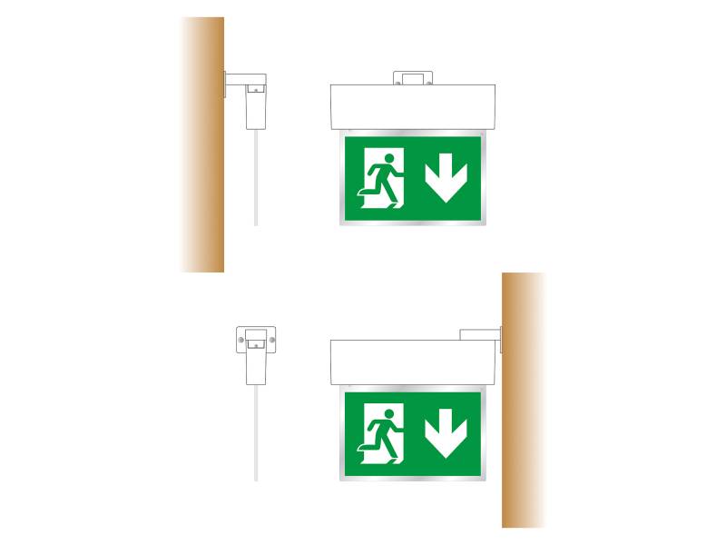 LINERGY - STAFFA BIANCA FISSAG. MURO+BANDIERA ORIO A093