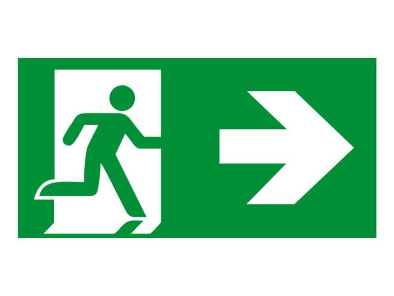 LINERGY - PITTOGRAMMA STEP FRECCIA DESTRA CON FORI A178