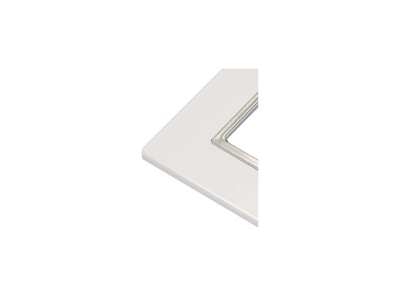 LINERGY - PLACCA DI FINITURA BIANCA SERIE LEDY