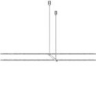 CINI&NILS - MINITENSOSOSTEGNI H300 CROMO/TRASPARENTE