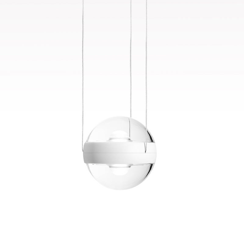 CINI&NILS - SFERICO SOSPESO TRASPARENTE BIANCO PHASE
