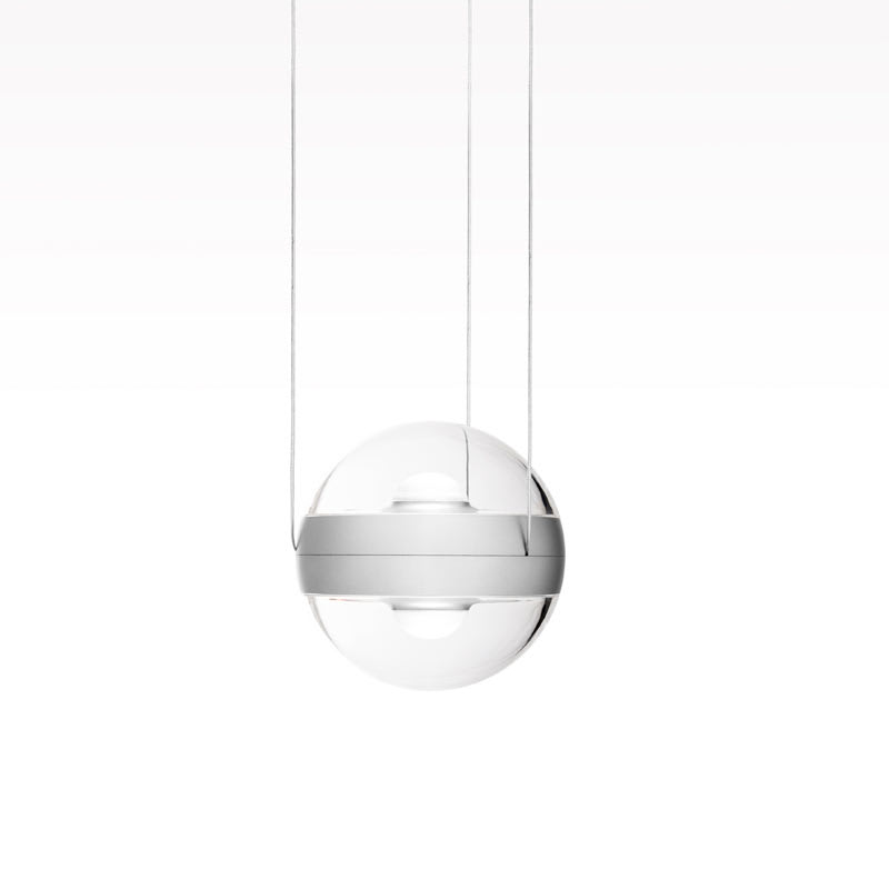 CINI&NILS - SFERICO SOSPESO TRASPARENTE ARGENTO PHAS