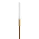 LOMBARDO - LINFA 80 LED 2.7K 1,5W MARRONE OTTONE