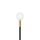 LOMBARDO - LINFA O 80 LED 24V 2.7K 2W NERO OTTONE