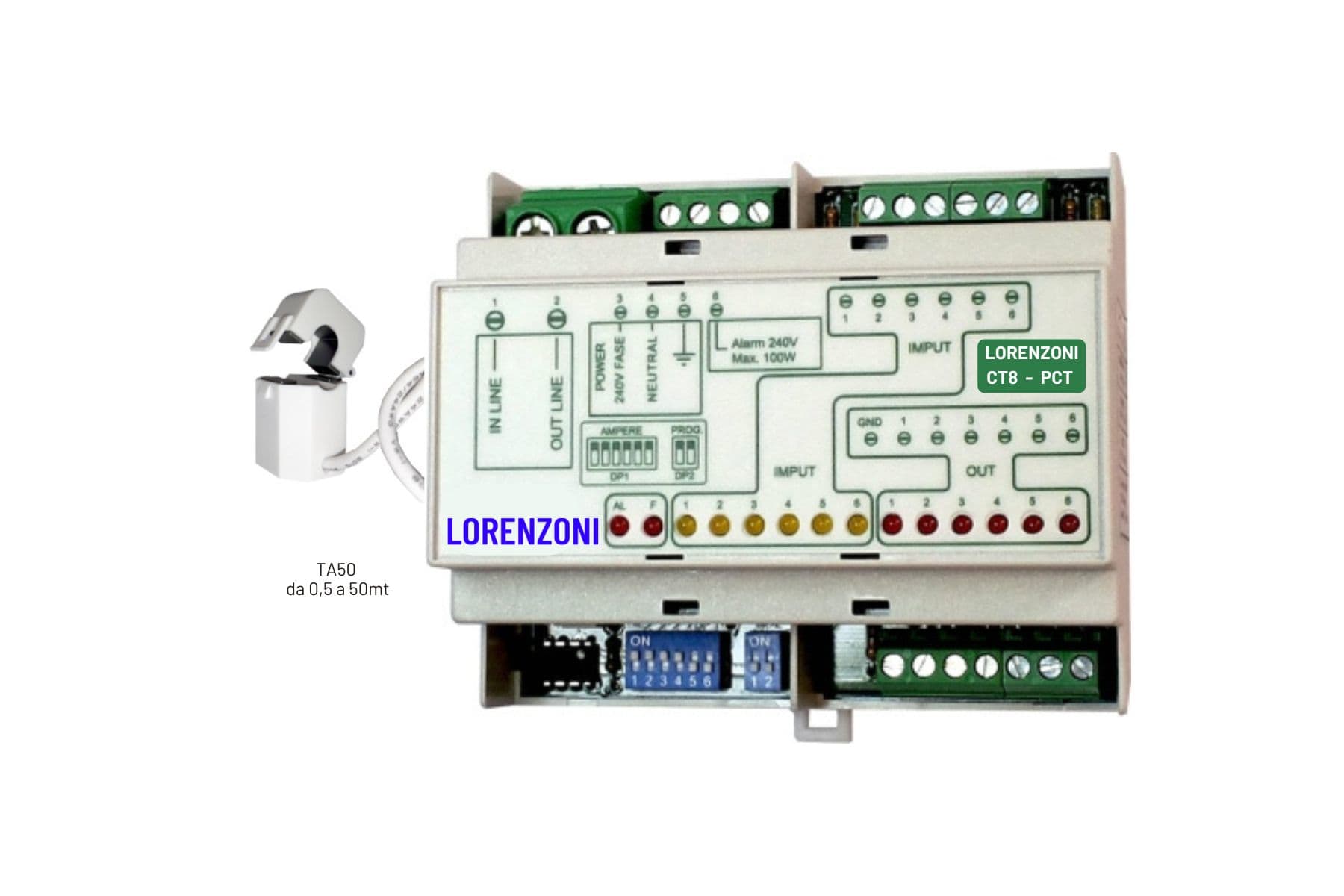LORENZONI - CENTRALINA DI CONTROLLO CT8-PCT 6 ZONE