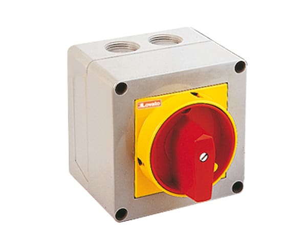 LOVATO ELECTRIC - INTERR. 4P 16A CASS. PLASTICA 90X90 G/R