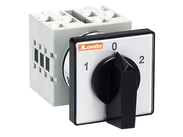 LOVATO ELECTRIC - COM. DAHL. 1-0-2 32A MONT. FRONT 65X65