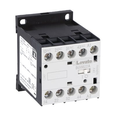 LOVATO ELECTRIC - AUX. CONTACTOR BG00.22A 230V 50-60HZ