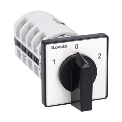 LOVATO ELECTRIC - COM. DAHL. 1-0-2 25A MONT. FRONT 48X48