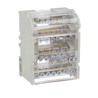 LOVATO ELECTRIC - RIPARTITORE DI POTENZA 4P 100A 7 CONN.