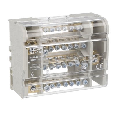 LOVATO ELECTRIC - RIPARTITORE DI POTENZA 4P 125A 7 CONN.
