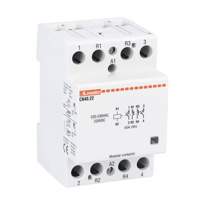 LOVATO ELECTRIC - CONTATTORE MOD.3M 40A AC1 2NA+2NC 230V