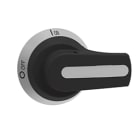 LOVATO ELECTRIC - MANIGLIA BLOCCOPORTA NERA LEVA 65MM GAX66NB