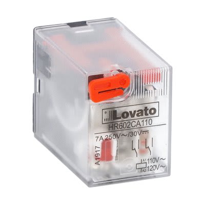 LOVATO ELECTRIC - RELE' INDUSTRIALE 2SC 7A 110VAC +LED