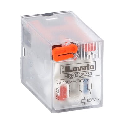LOVATO ELECTRIC - RELE' INDUSTRIALE 2SC 7A 230VAC +LED