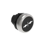 LOVATO ELECTRIC - PULSANTE RASATO >I< NERO